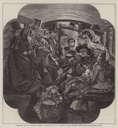 Omnibus Life in London by William Maw Egley